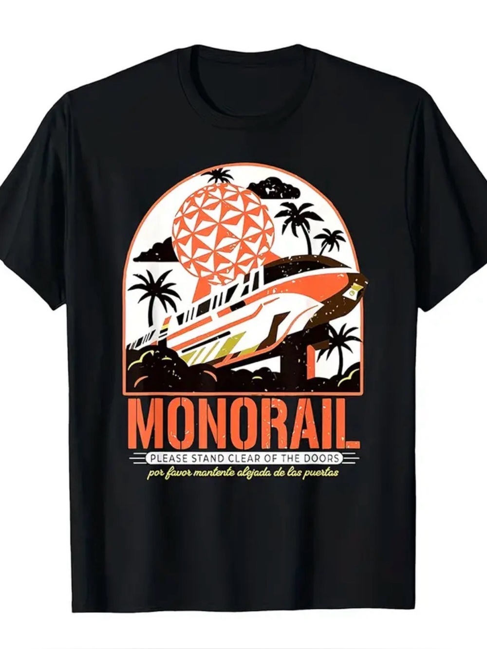 NWOT-Monorail Men’s XXXL (46/48) Black Short Sleeve Graphic Tee